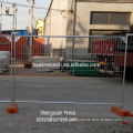 Welded wire mesh fence / Construction site used temporary fence / flat metal feet galvanized temporary fence manufacture